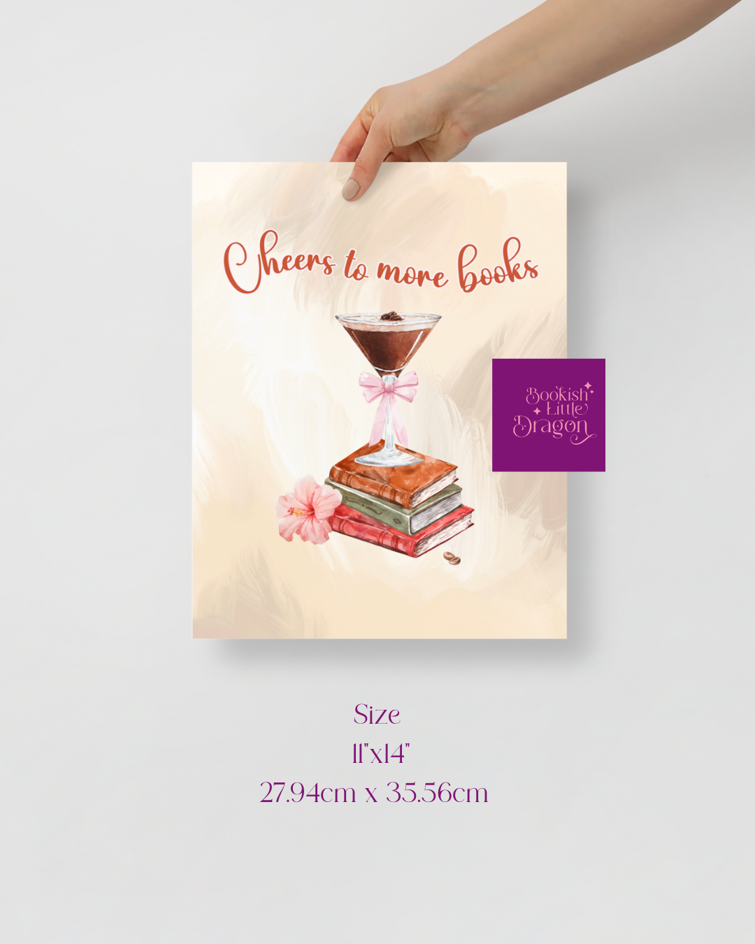 Cheers to More Books Poster
