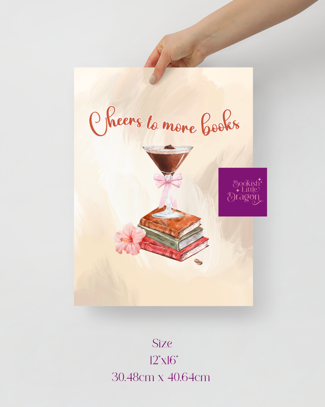 Cheers to More Books Poster