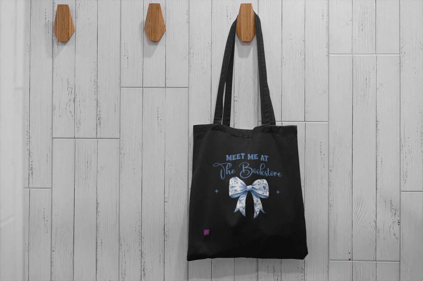 Meet Me at the Bookstore Cotton Tote Bag