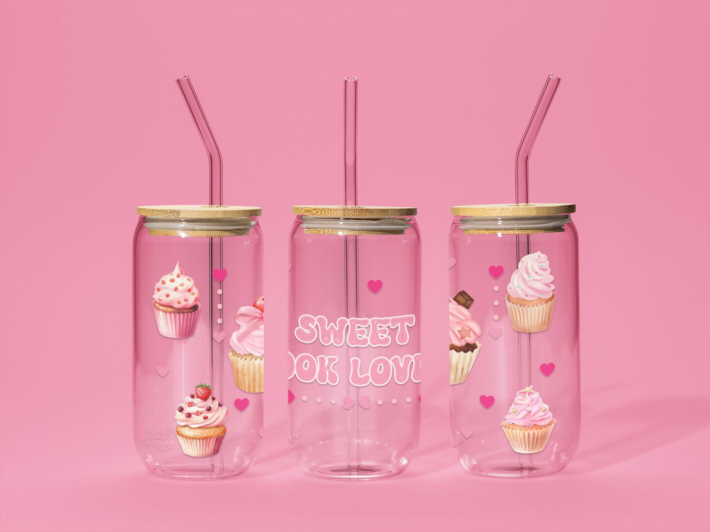 Sweet Book Lover Glass Can
