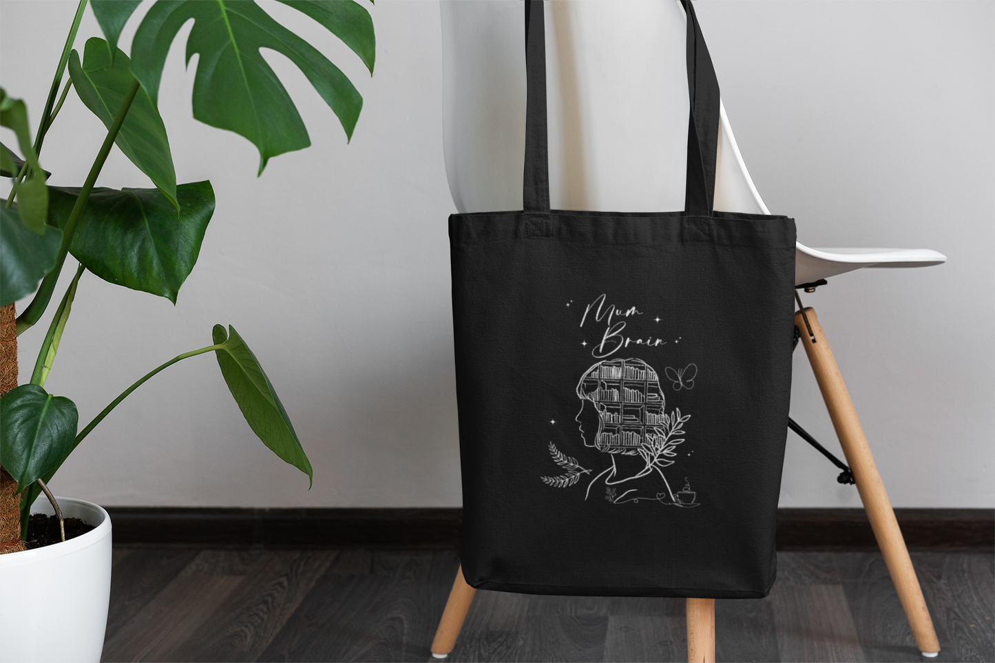 Mum Brain Cotton Tote Bag
