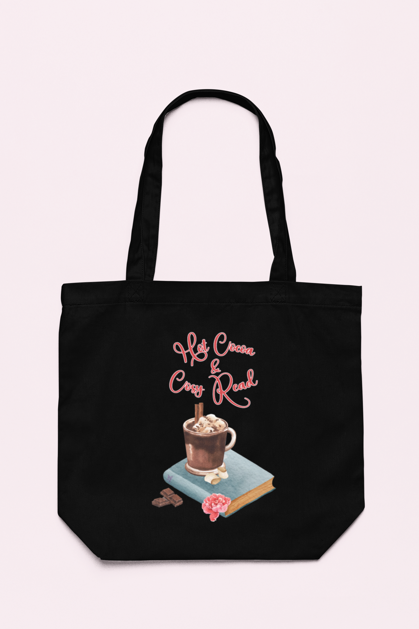 Hot Cocoa & Cosy Read Cotton Tote Bag