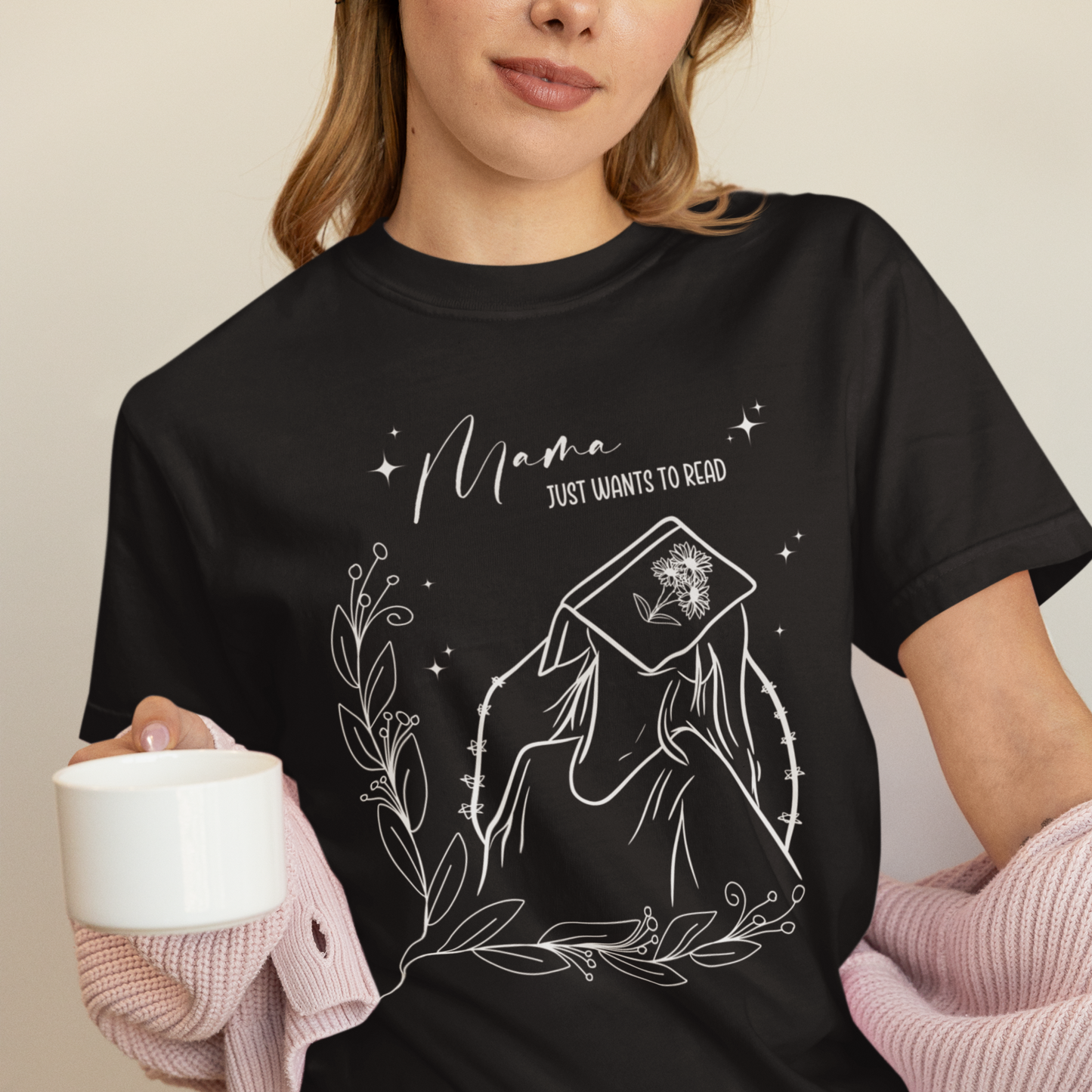 Mama Just Wants to Read Tee