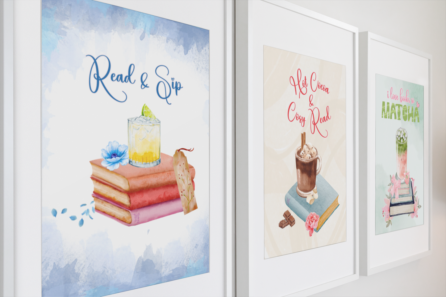 Hot Cocoa & Cosy Read Poster