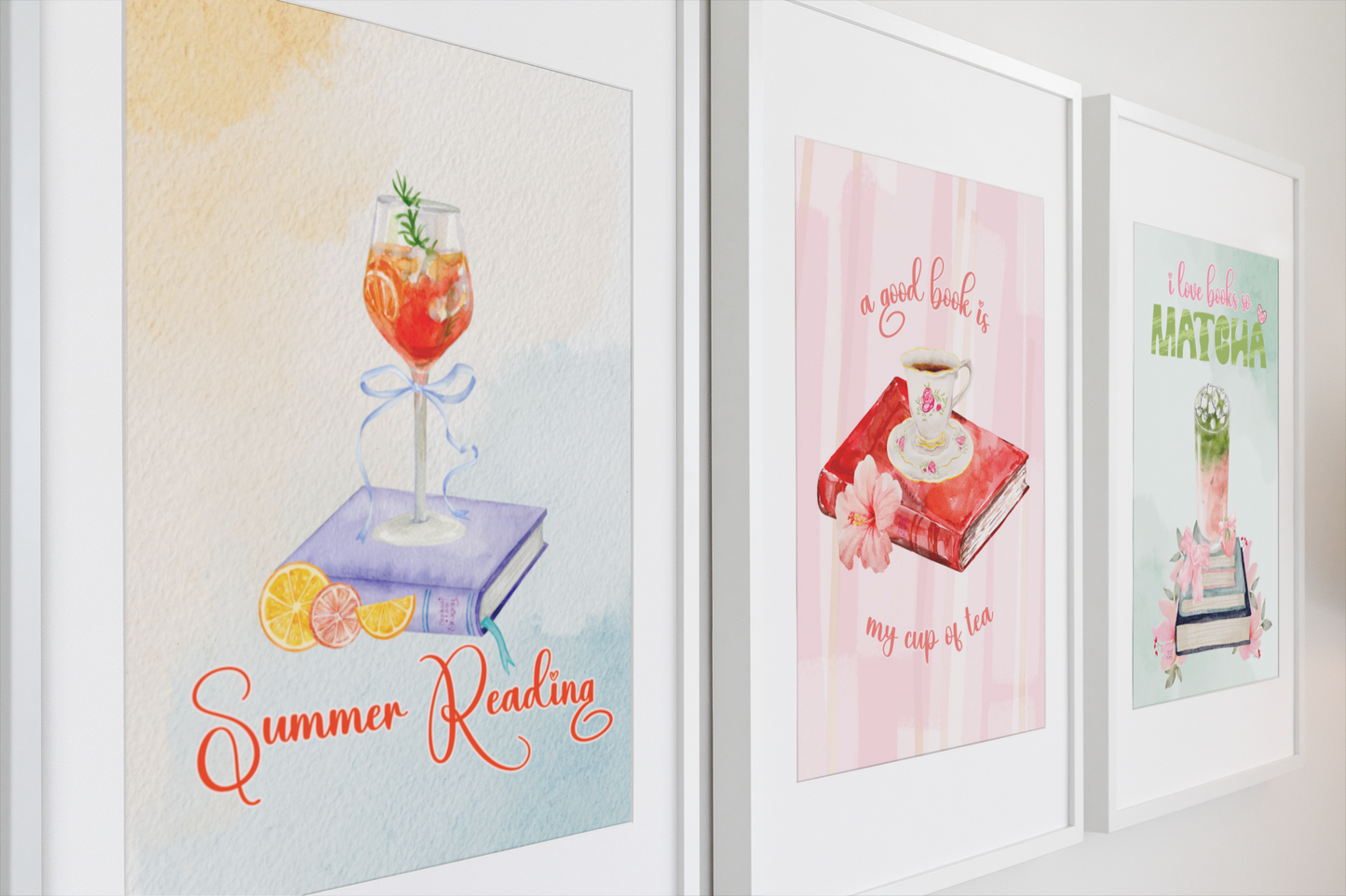A Good Book is My Cup of Tea Poster