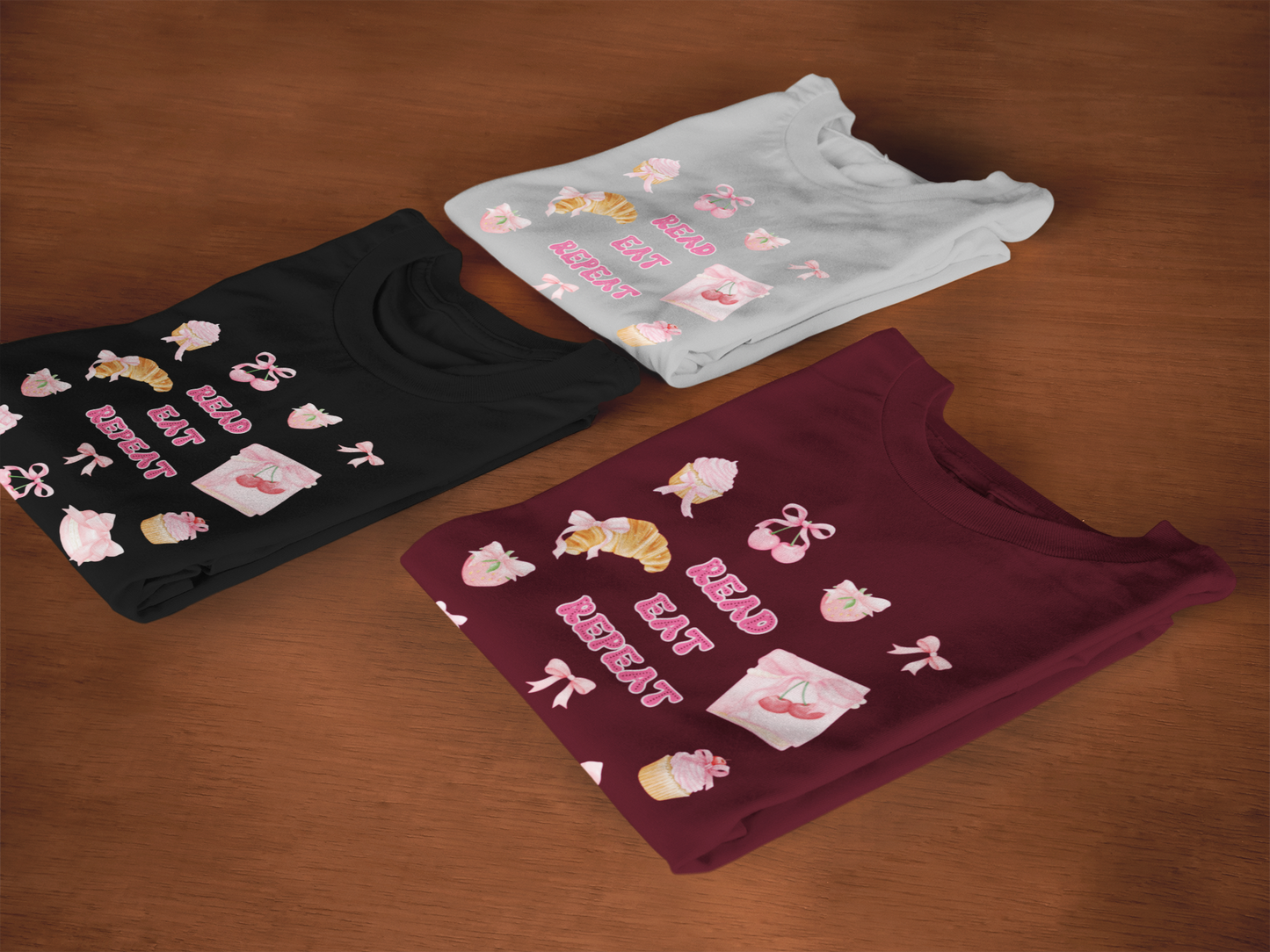 Read Eat Repeat Tee