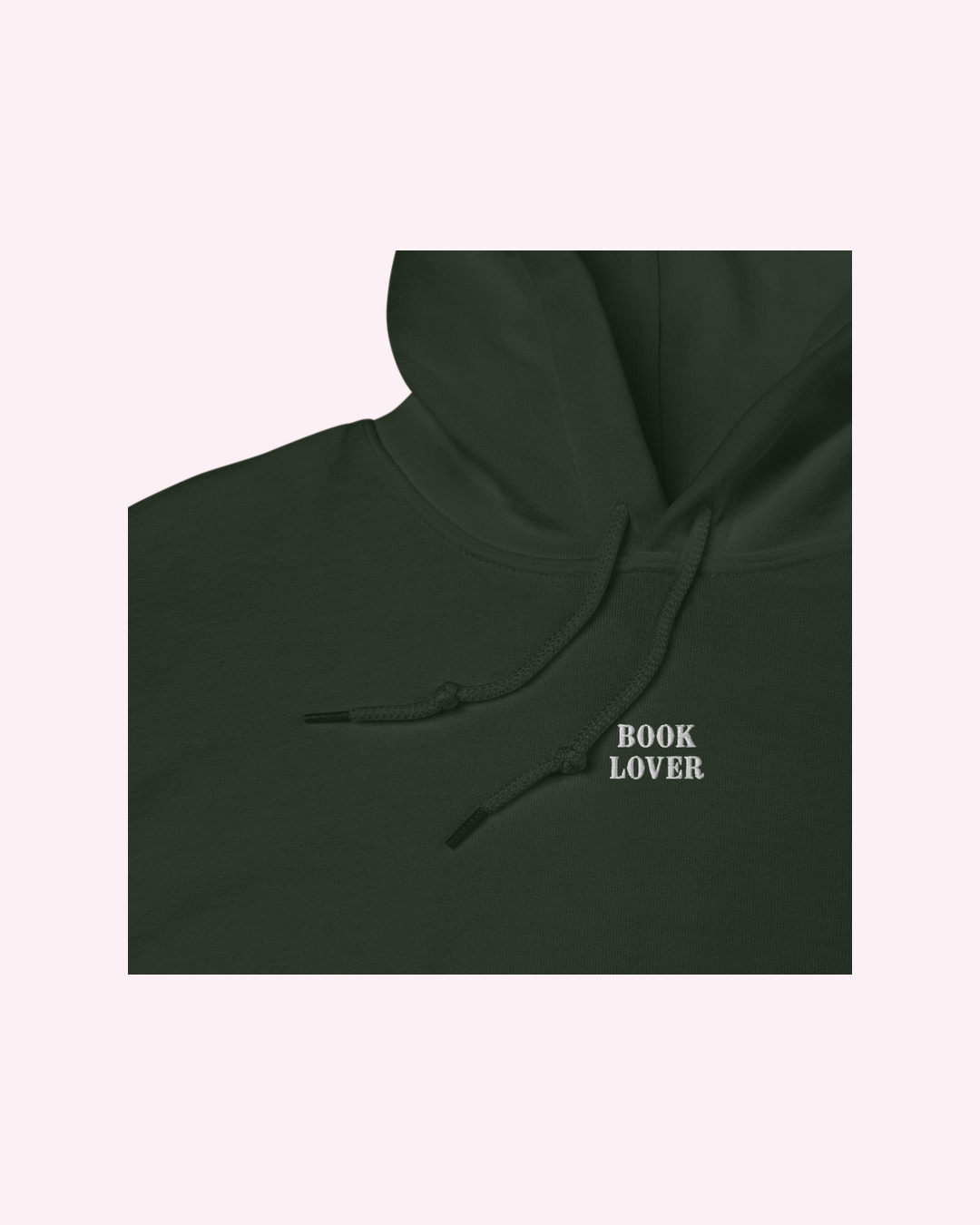 Book Lover Embroidered Hoodie