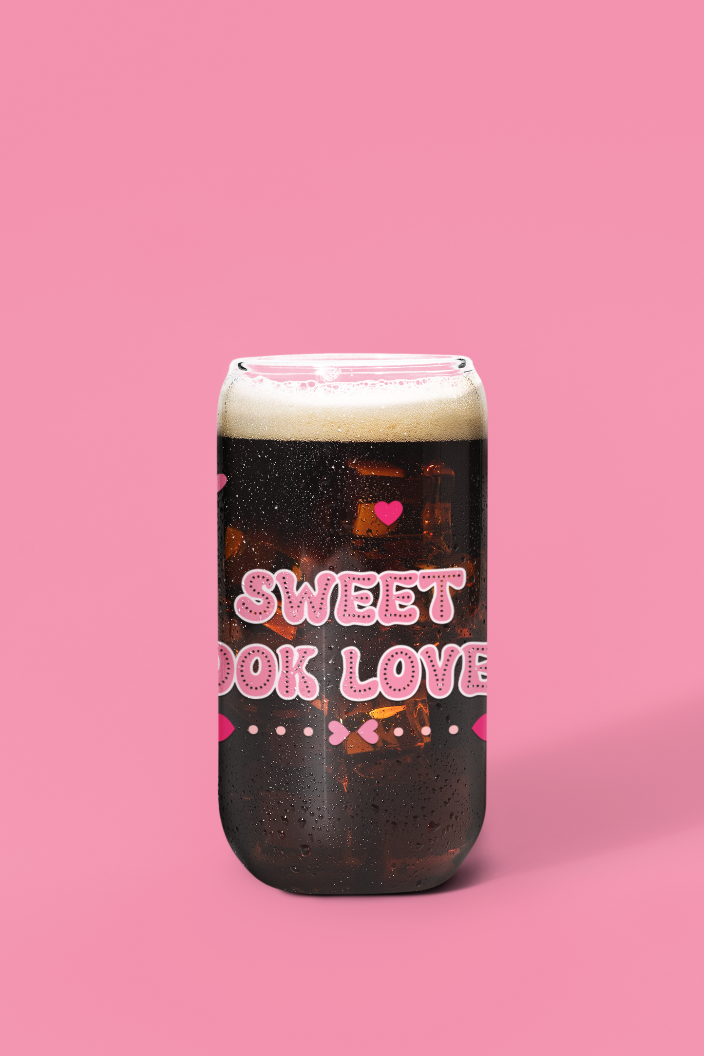 Sweet Book Lover Glass Can