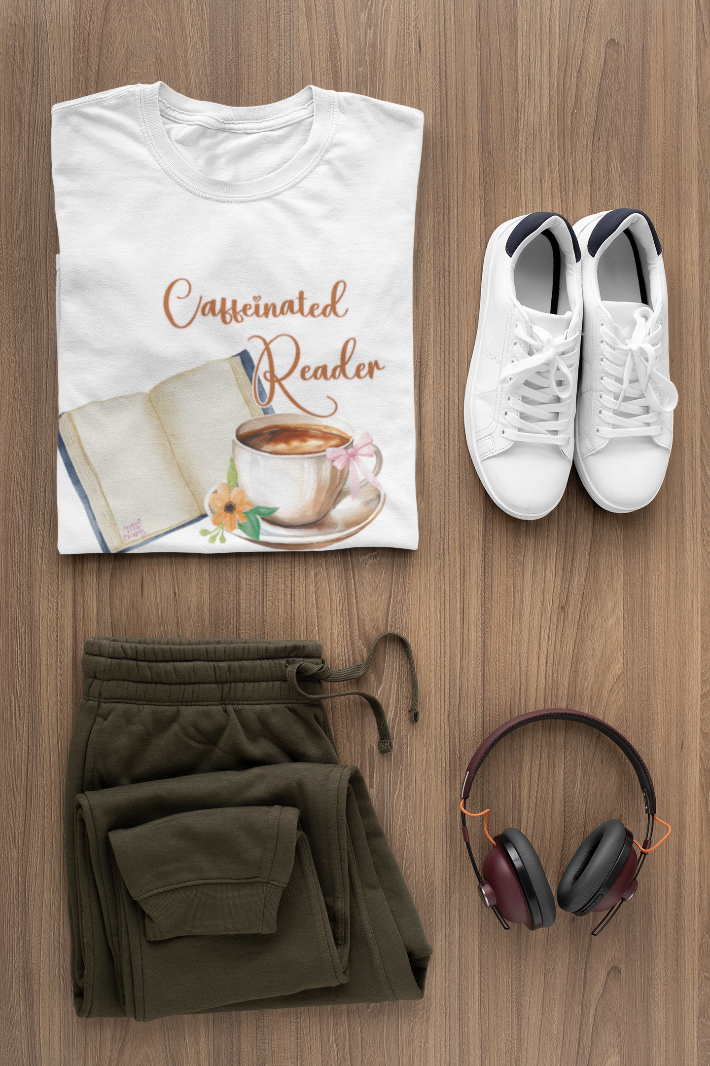 Caffeinated Reader Tee