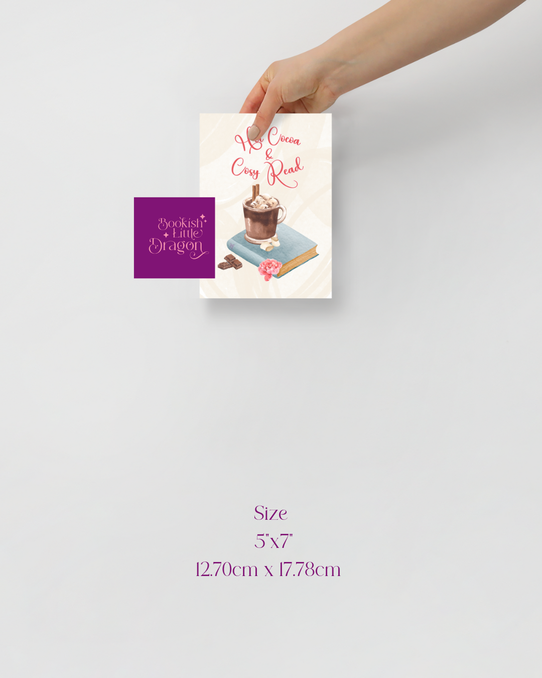 Hot Cocoa & Cosy Read Poster
