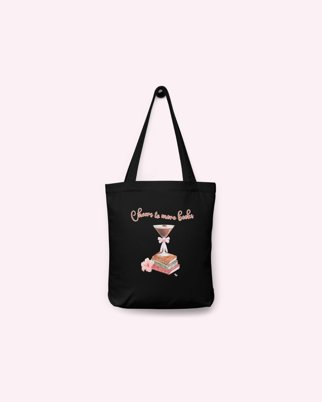 Cheers to More Books Cotton Tote Bag