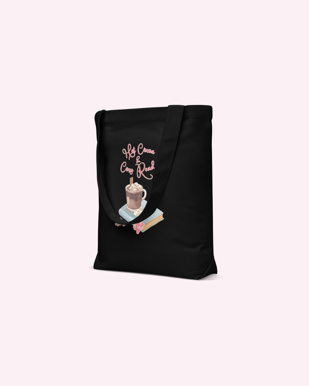 Hot Cocoa & Cosy Read Cotton Tote Bag