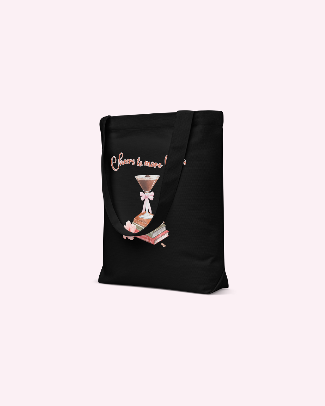 Cheers to More Books Cotton Tote Bag