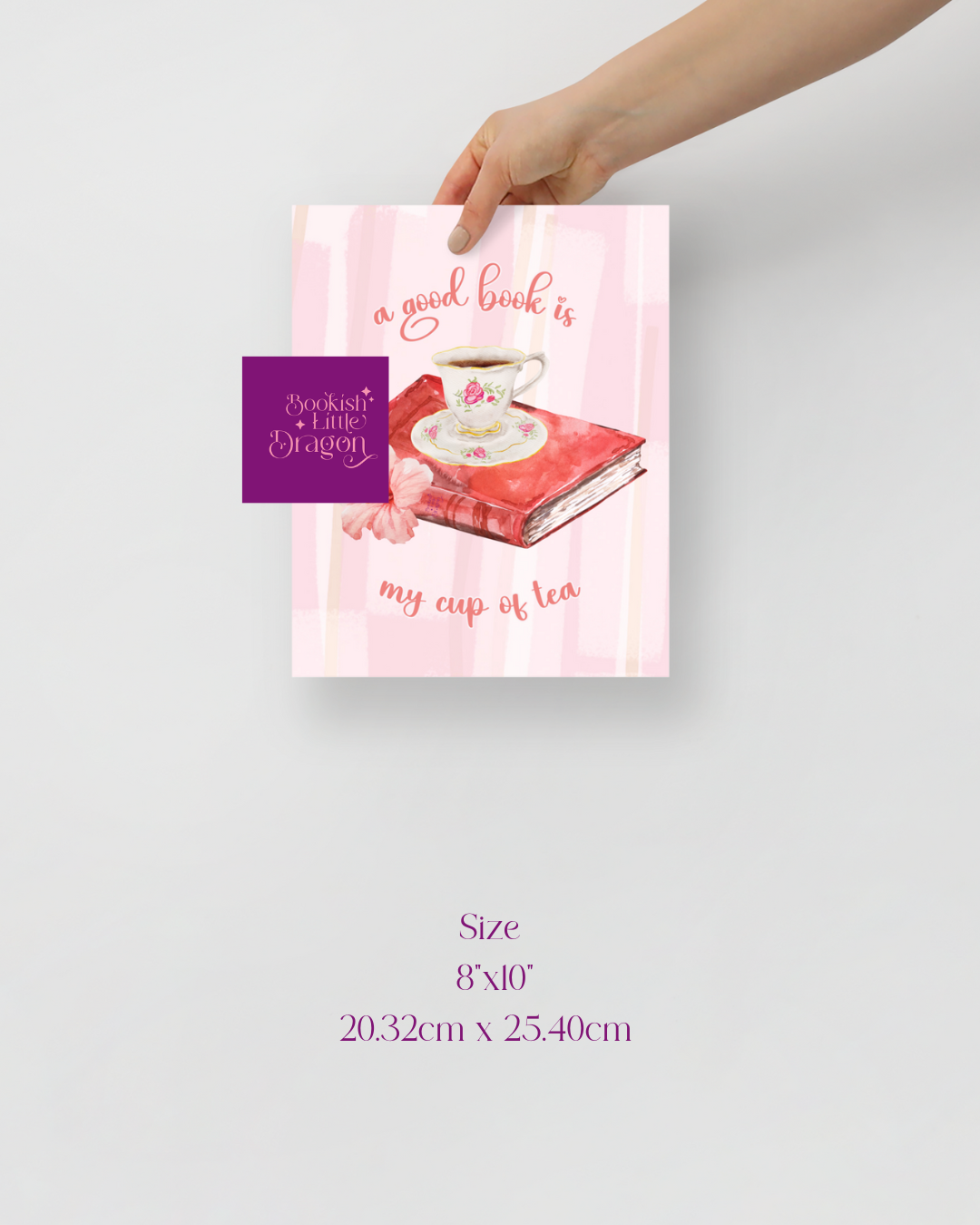 A Good Book is My Cup of Tea Poster