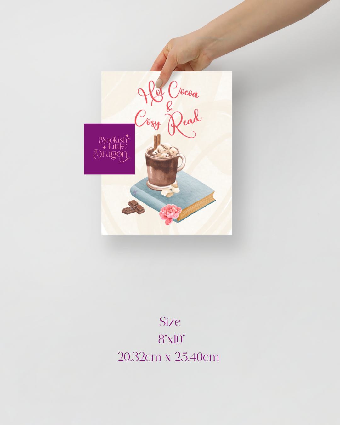 Hot Cocoa & Cosy Read Poster