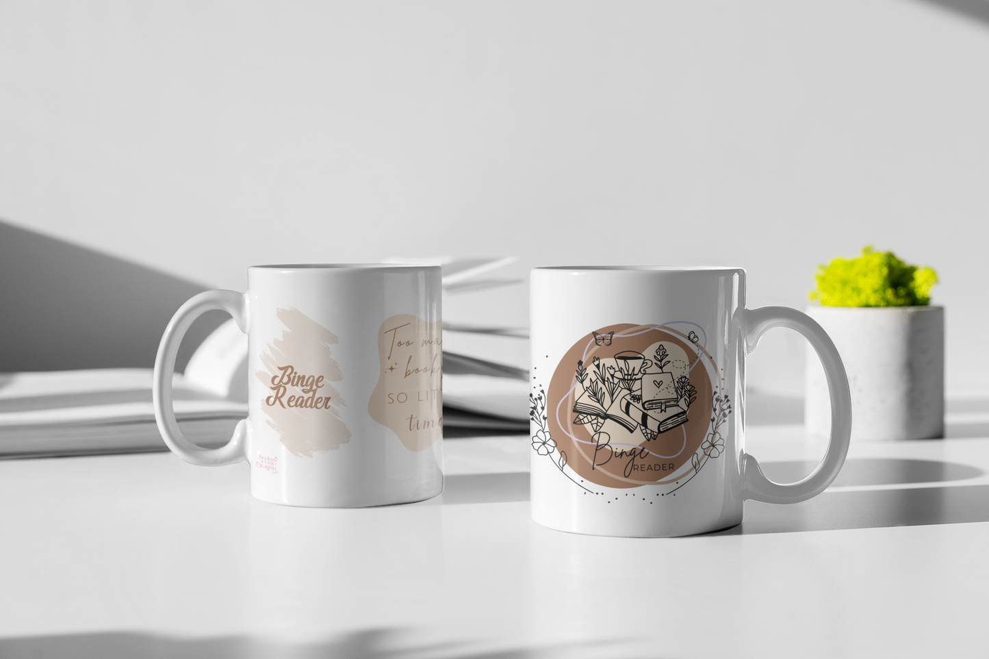Binge Reader Mug for Book Lovers