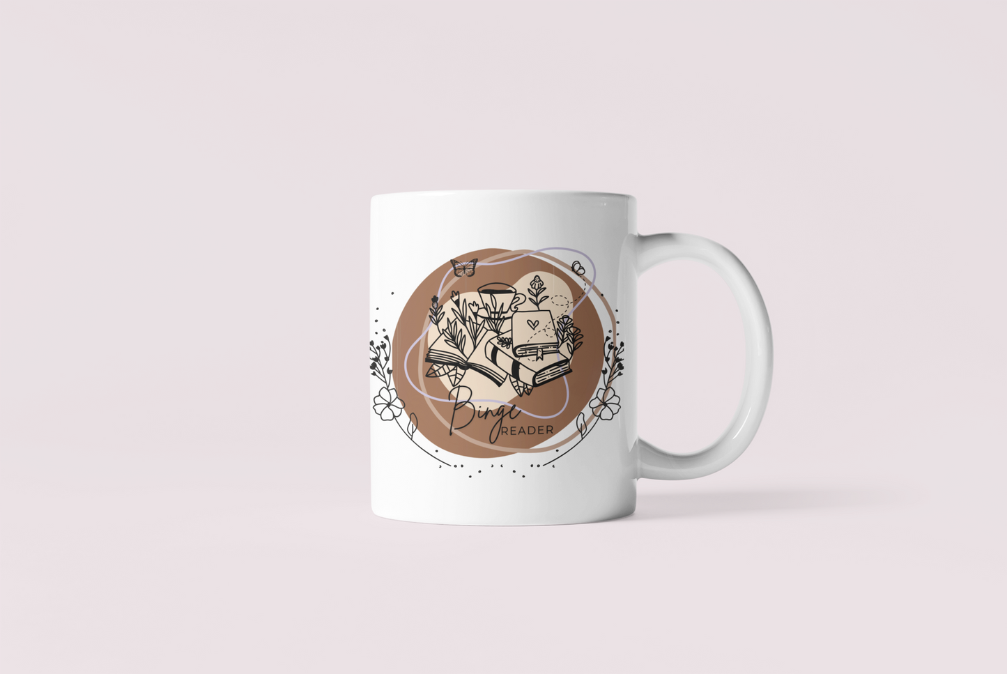 Binge Reader Mug for Book Lovers