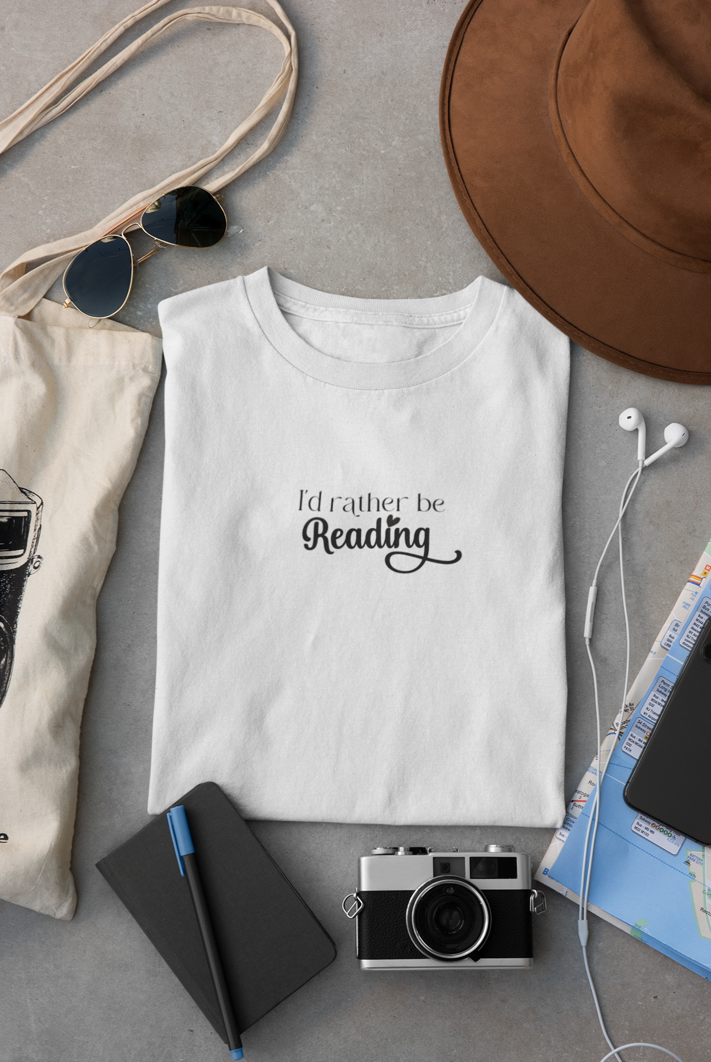 I'd Rather Be Reading Tee