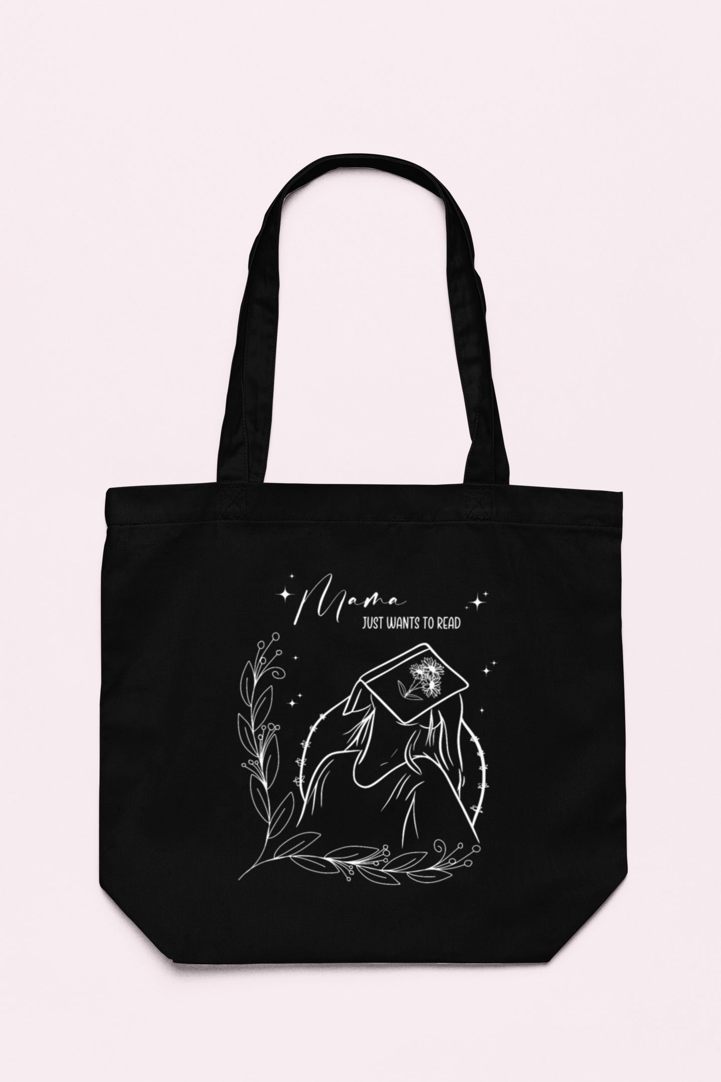Mama Just Wants to Read Bookish Tote Bag