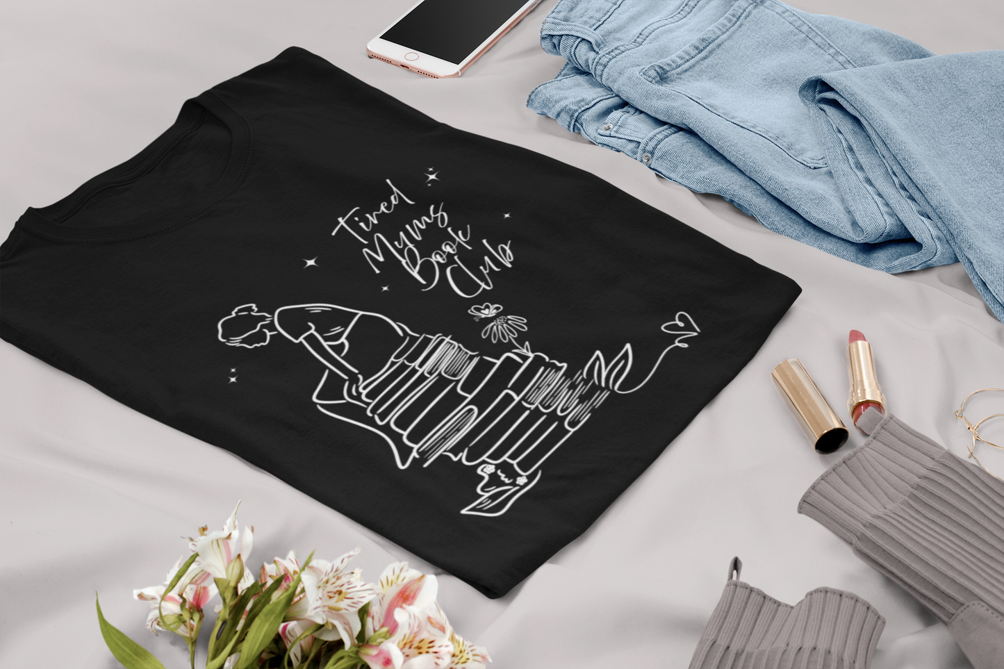 Tired Mums Book Club Tee