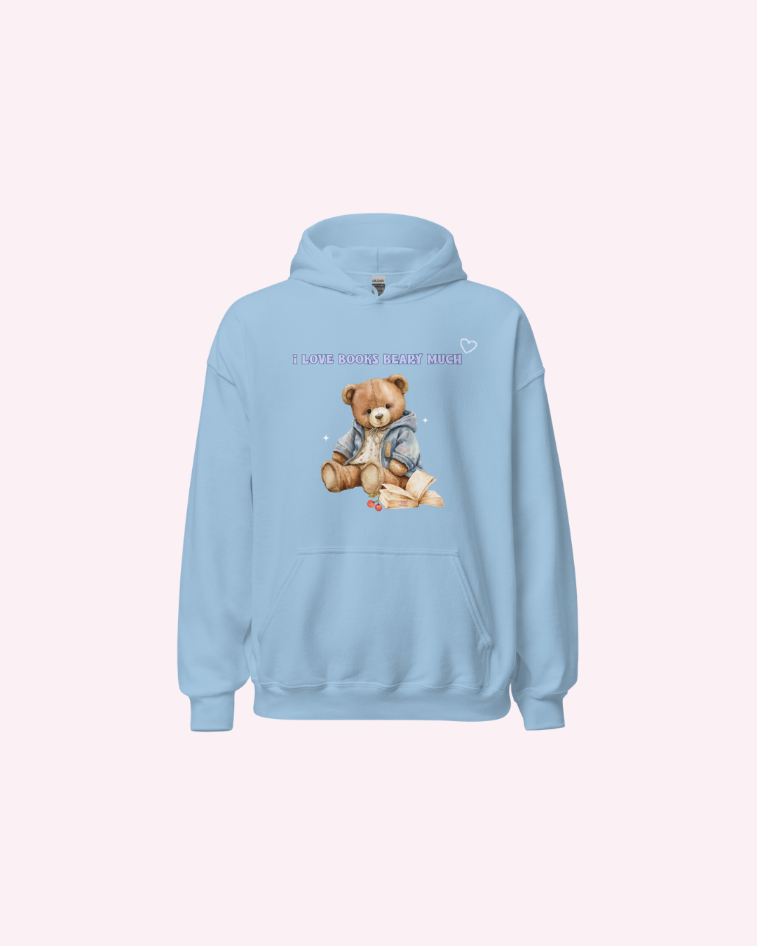 I Love Books Beary Much Hoodie