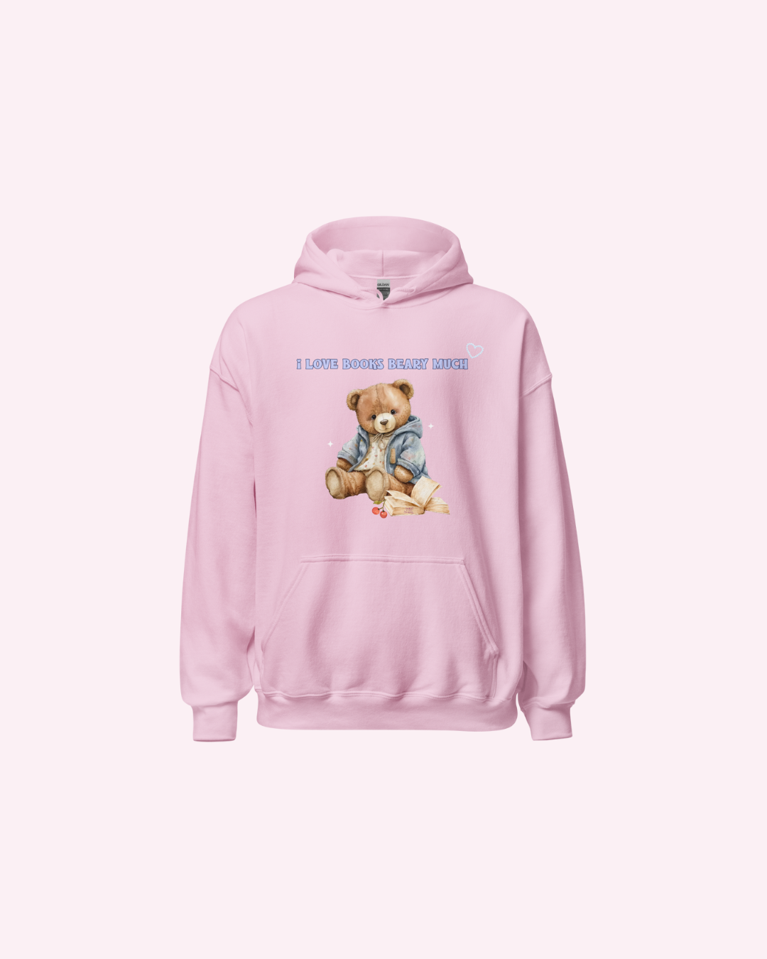 I Love Books Beary Much Hoodie