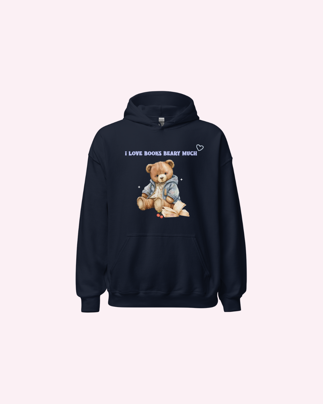 I Love Books Beary Much Hoodie