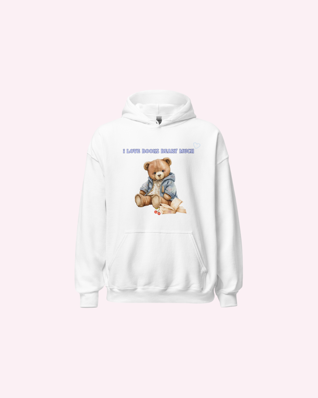 I Love Books Beary Much Hoodie