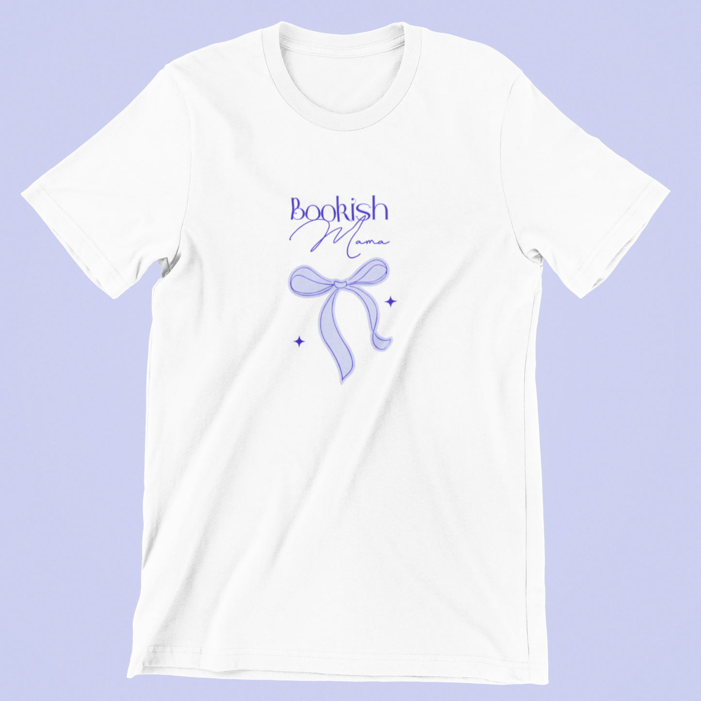 Bookish Mama Blue Ribbon Tee