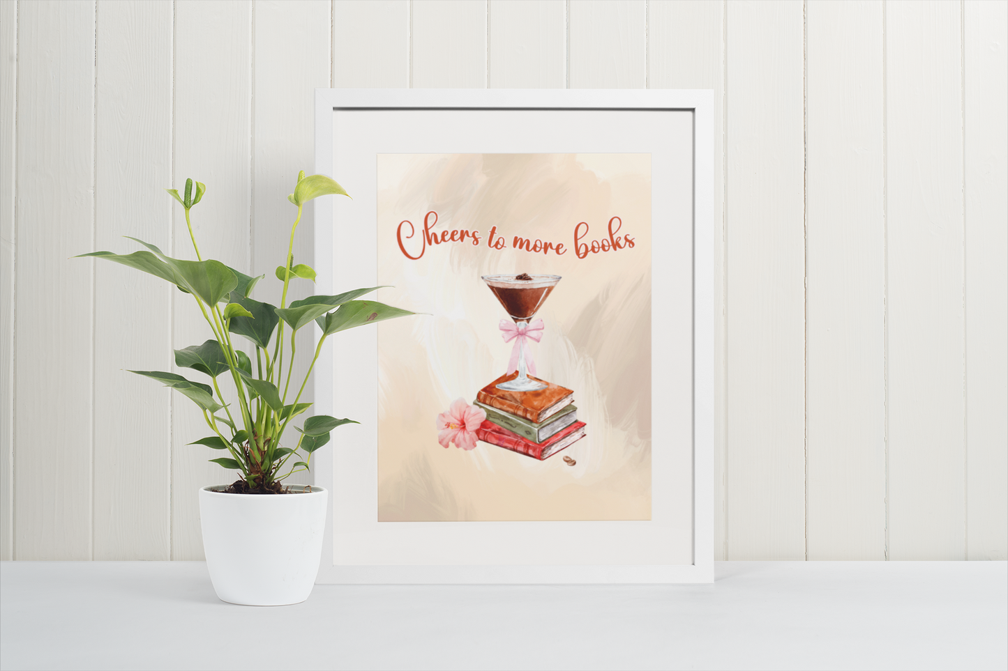Cheers to More Books Poster