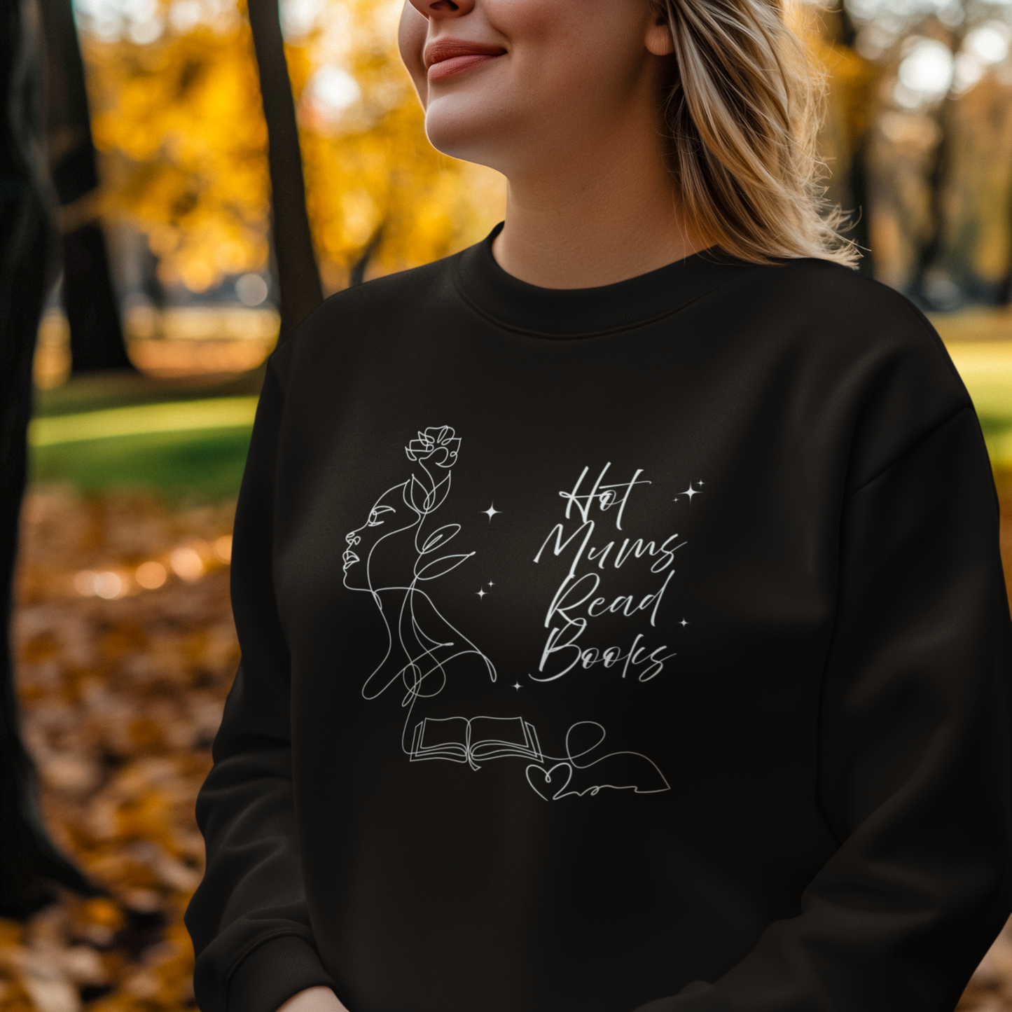 Hot Mums Read Books Sweatshirt