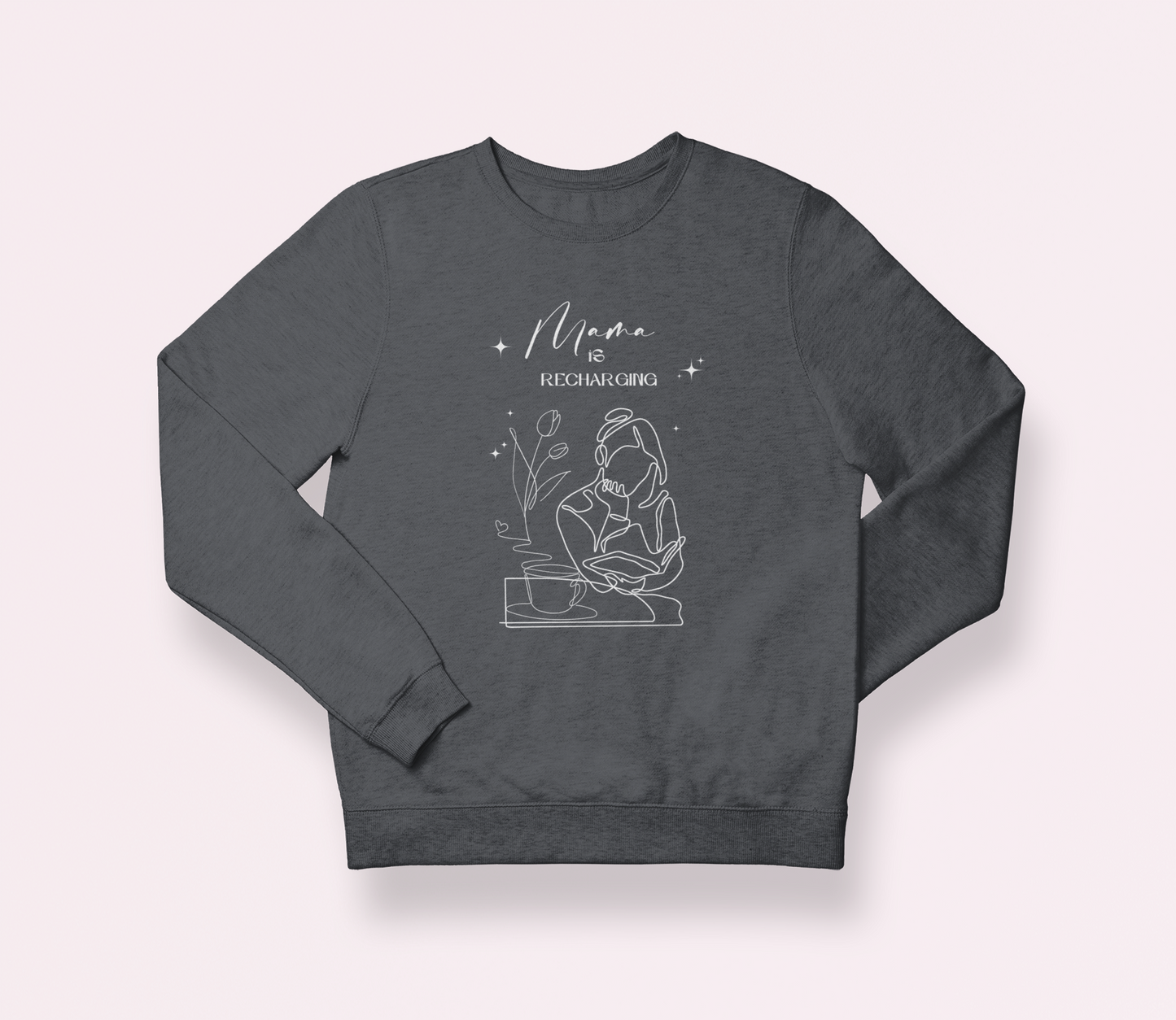 Mama is Recharging Bookish Sweatshirt