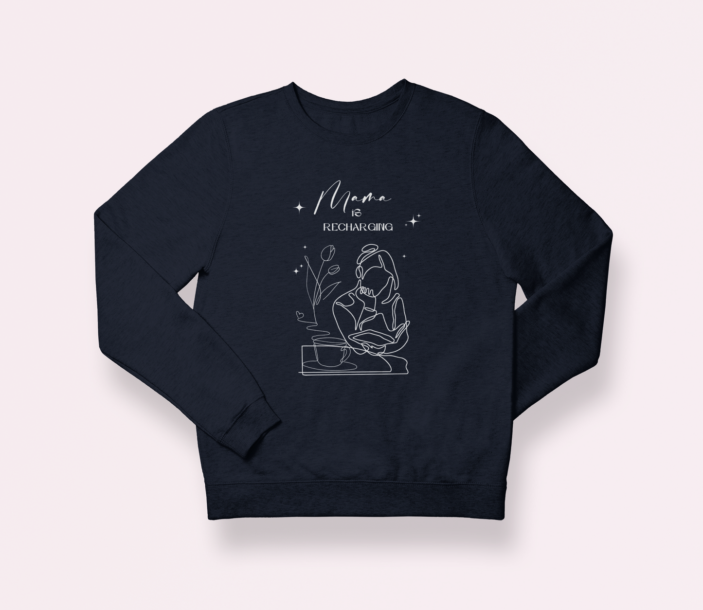 Mama is Recharging Bookish Sweatshirt