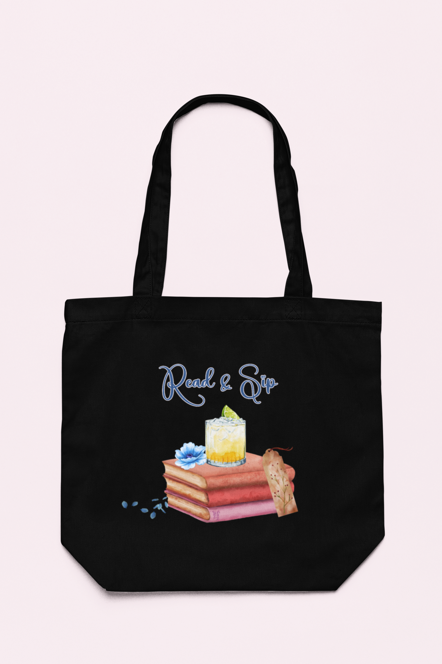 Read & Sip Cotton Tote Bag