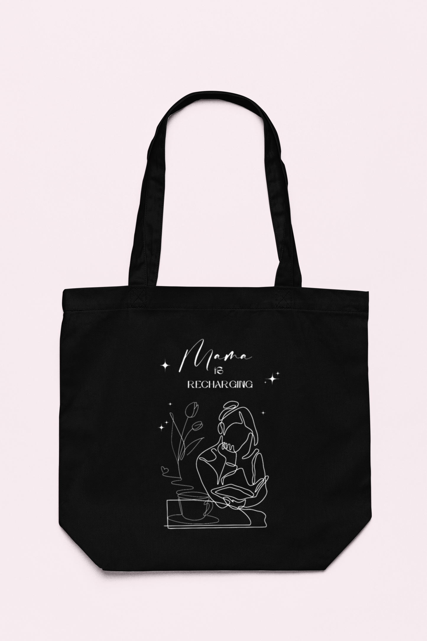 Mama is Recharging Cotton Tote Bag