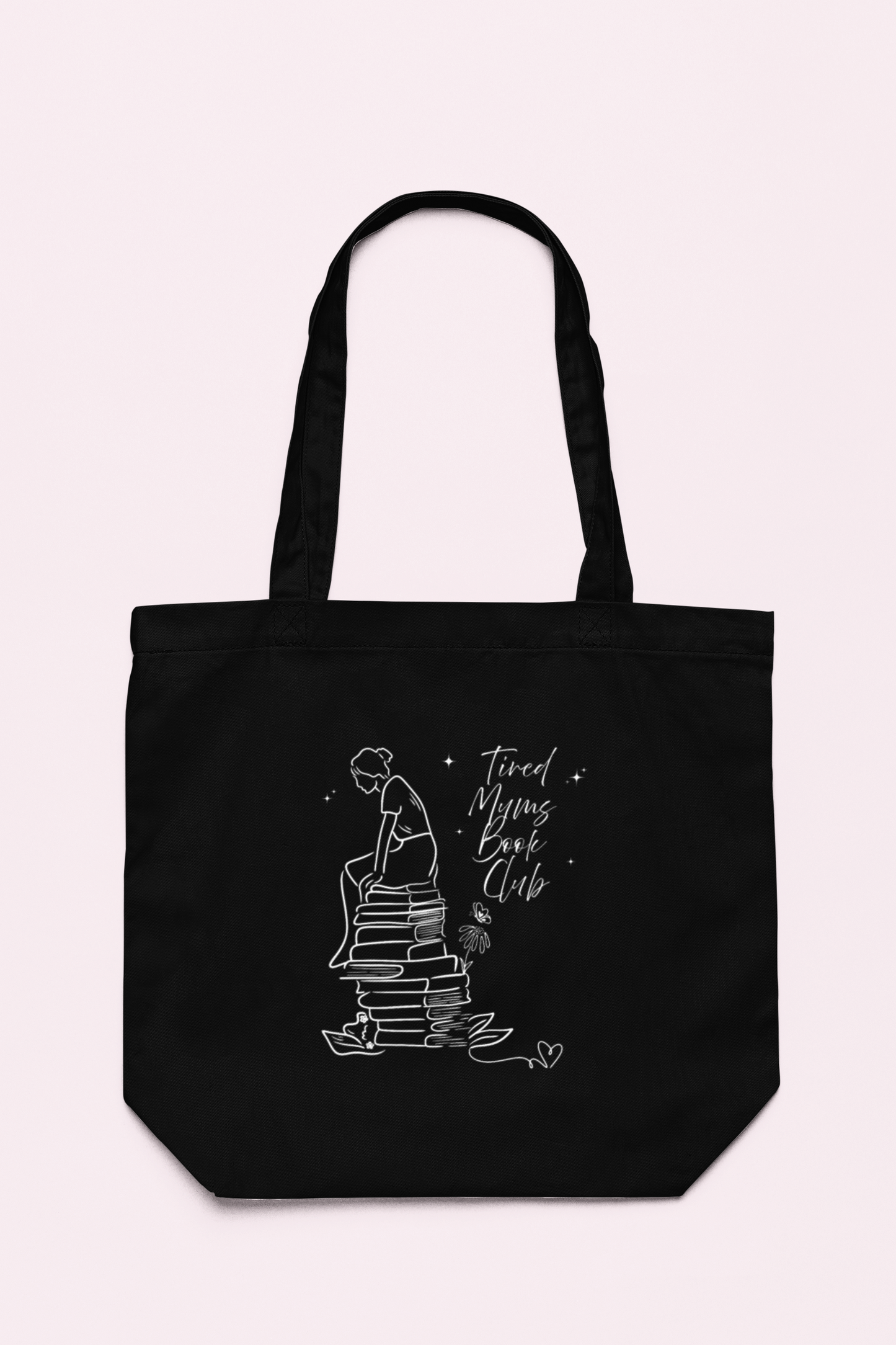Tired Mums Book Club Cotton Tote Bag