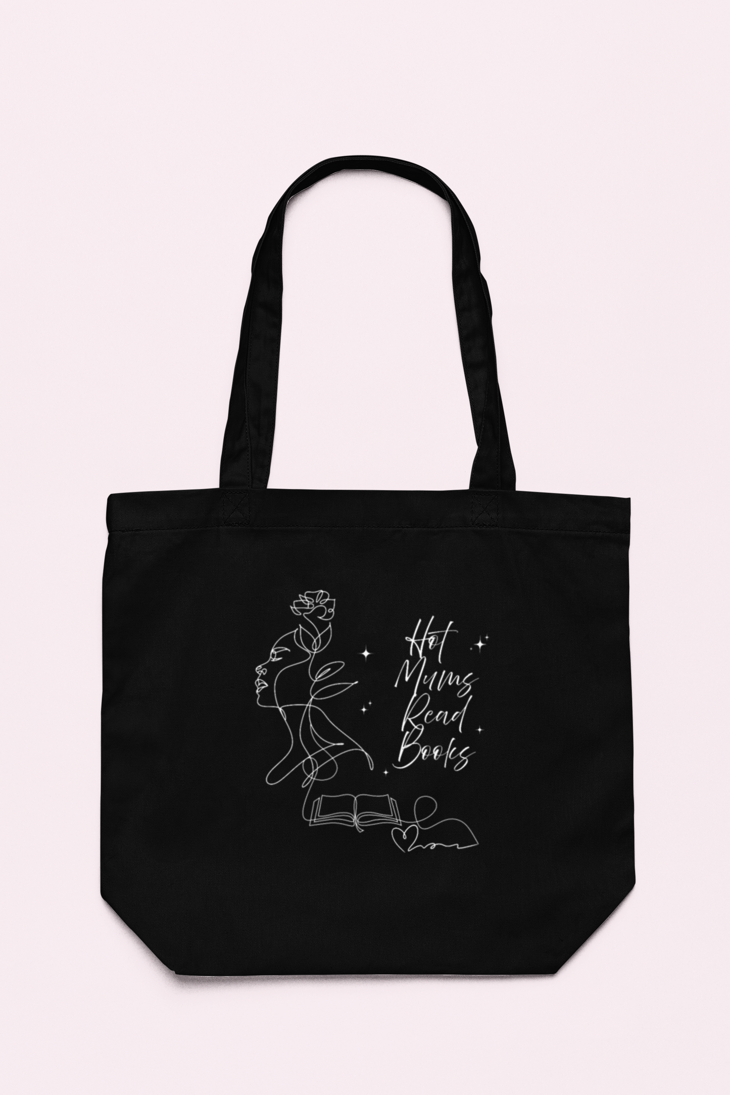 Hot Mums Read Books Cotton Tote Bag