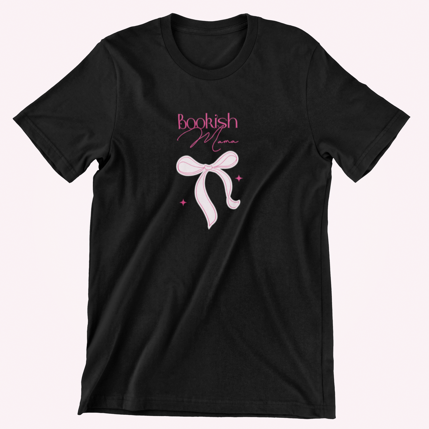 Bookish Mama Red Ribbon Tee