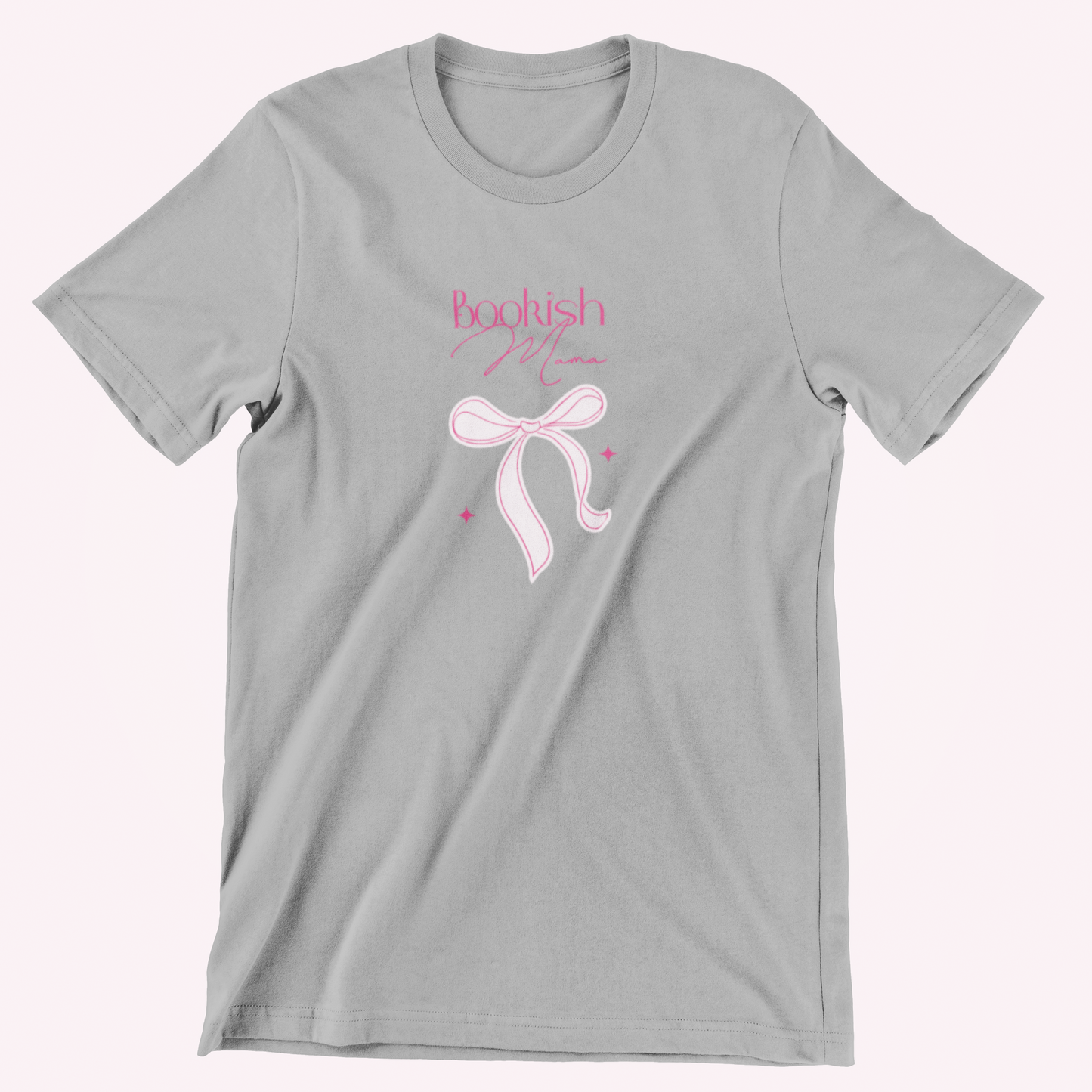 Bookish Mama Red Ribbon Tee