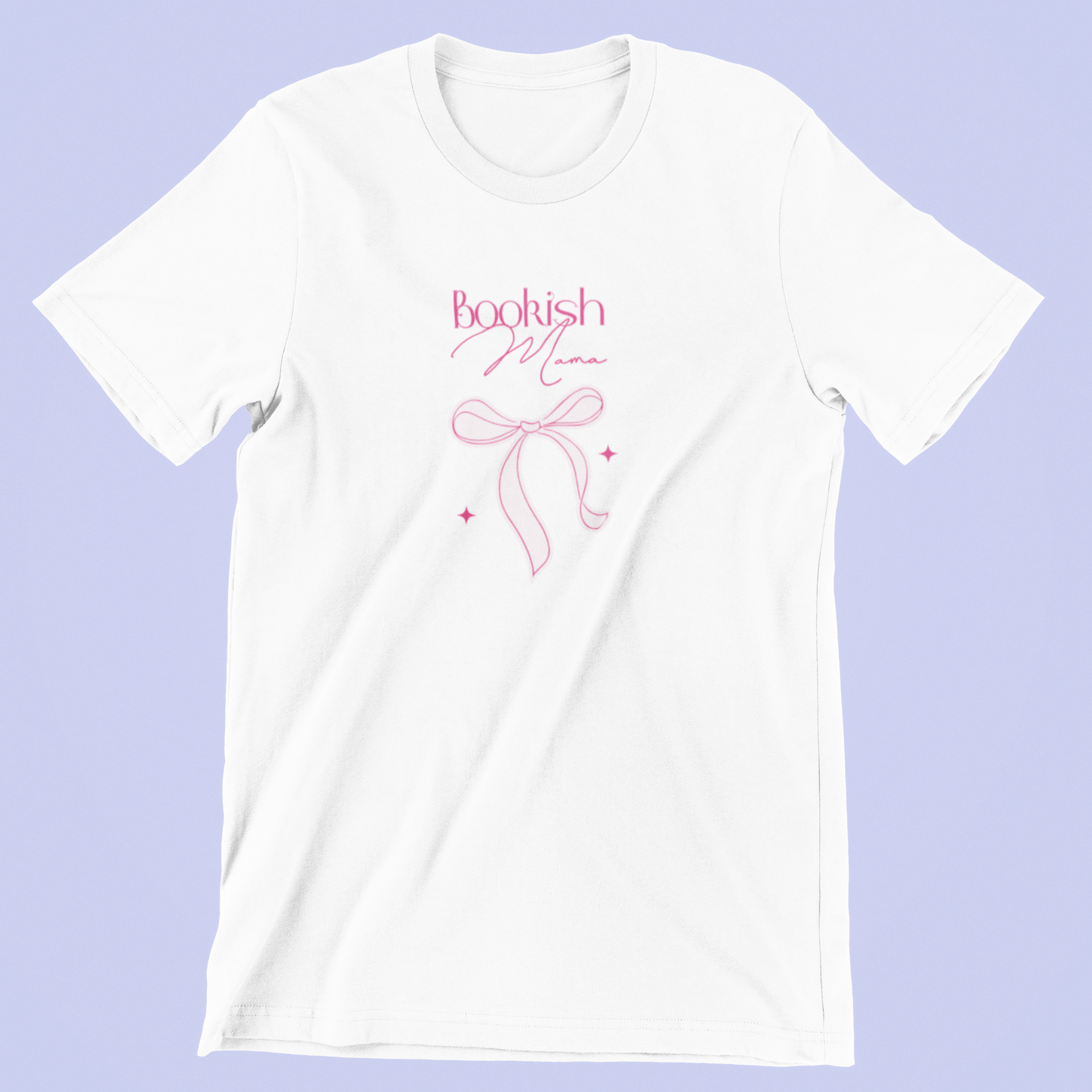 Bookish Mama Red Ribbon Tee