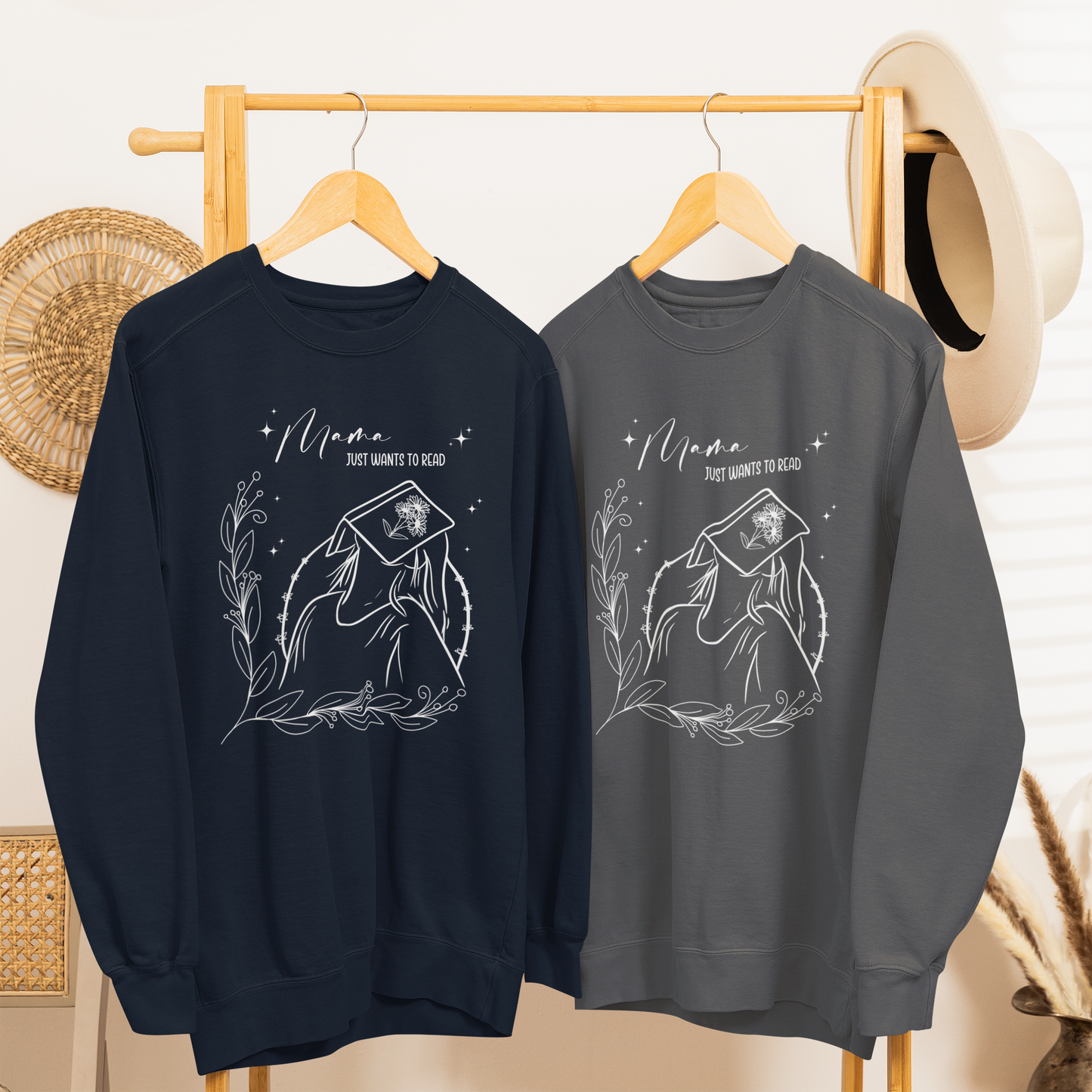 Mama Just Wants to Read Bookish Sweatshirt
