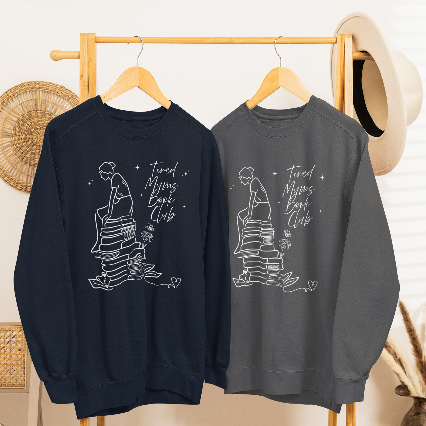Tired Mums Book Club Sweatshirt