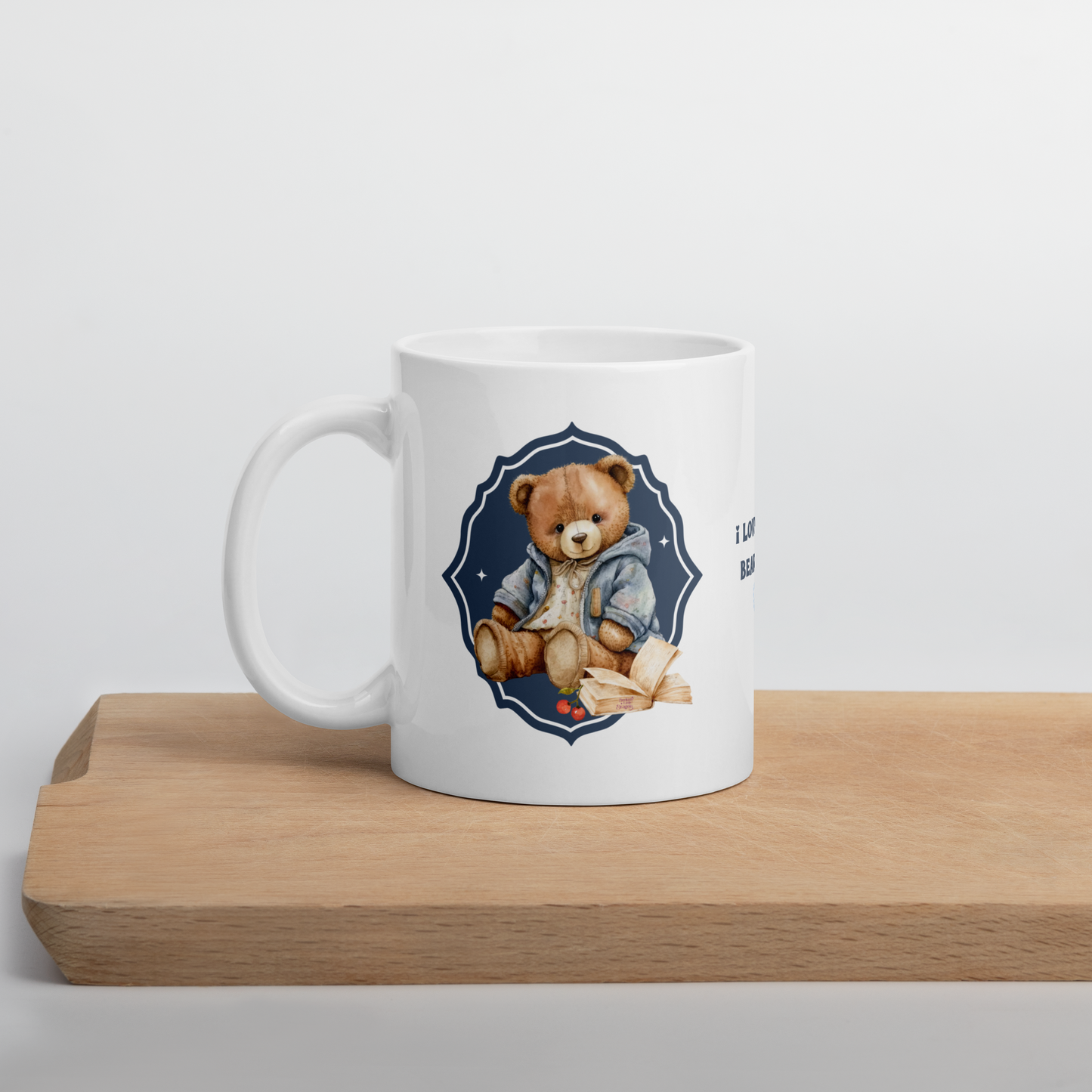 I Love Books Beary Much Mug