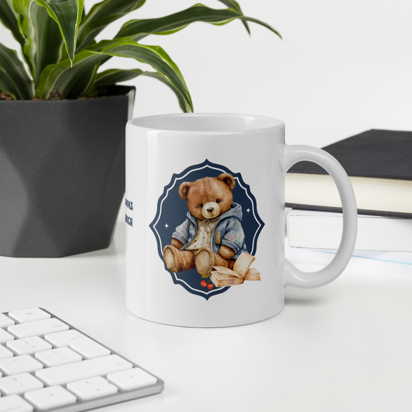 I Love Books Beary Much Mug
