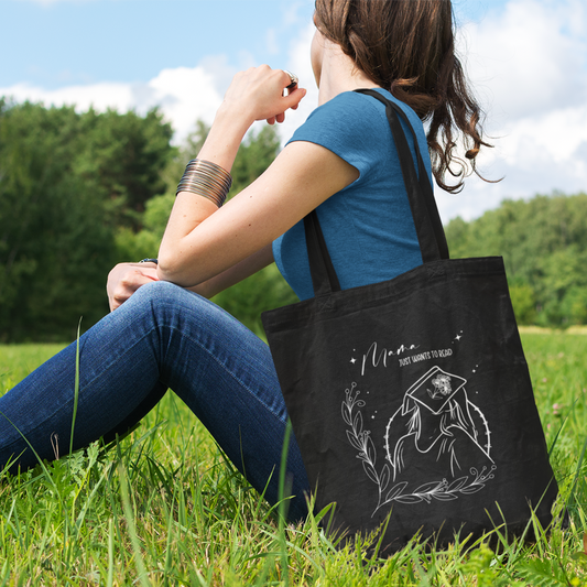 Mama Just Wants to Read Bookish Tote Bag