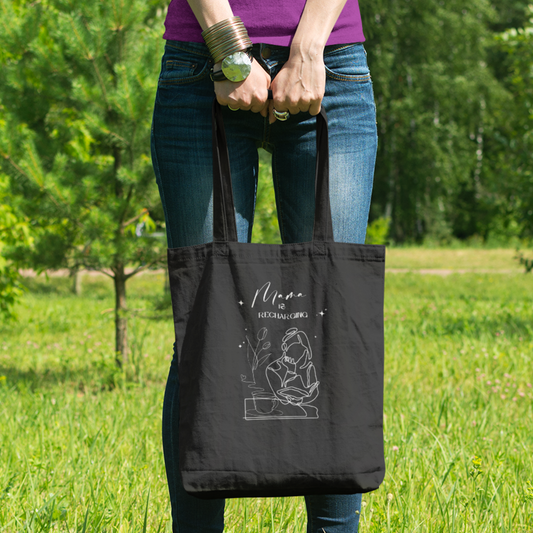 Mama is Recharging Cotton Tote Bag