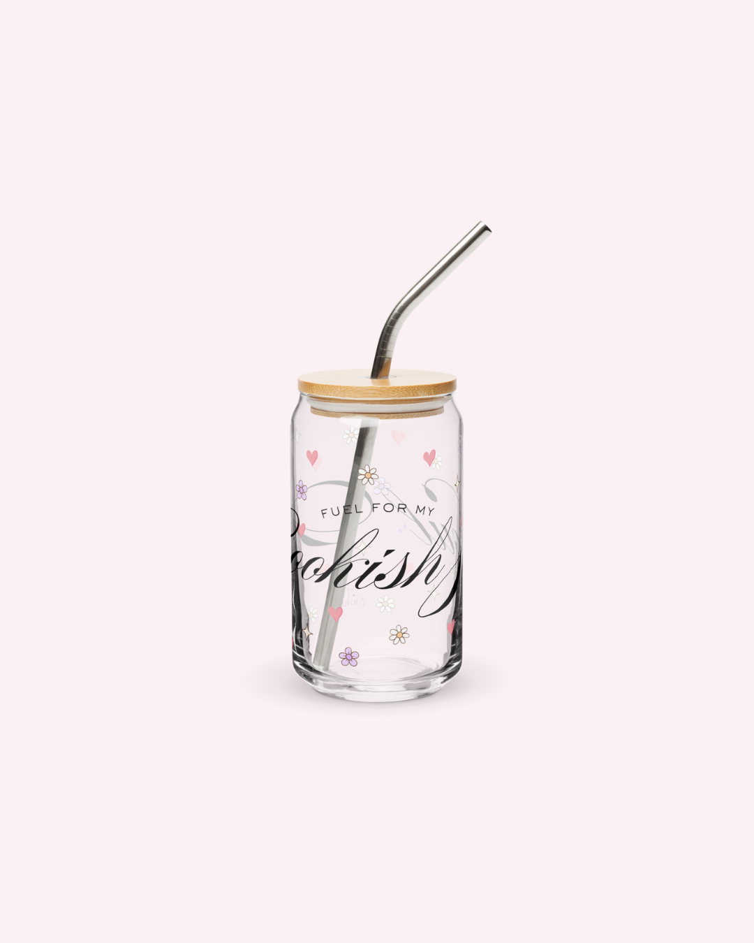 Fuel for My Bookish Soul Bookish Glass Tumbler