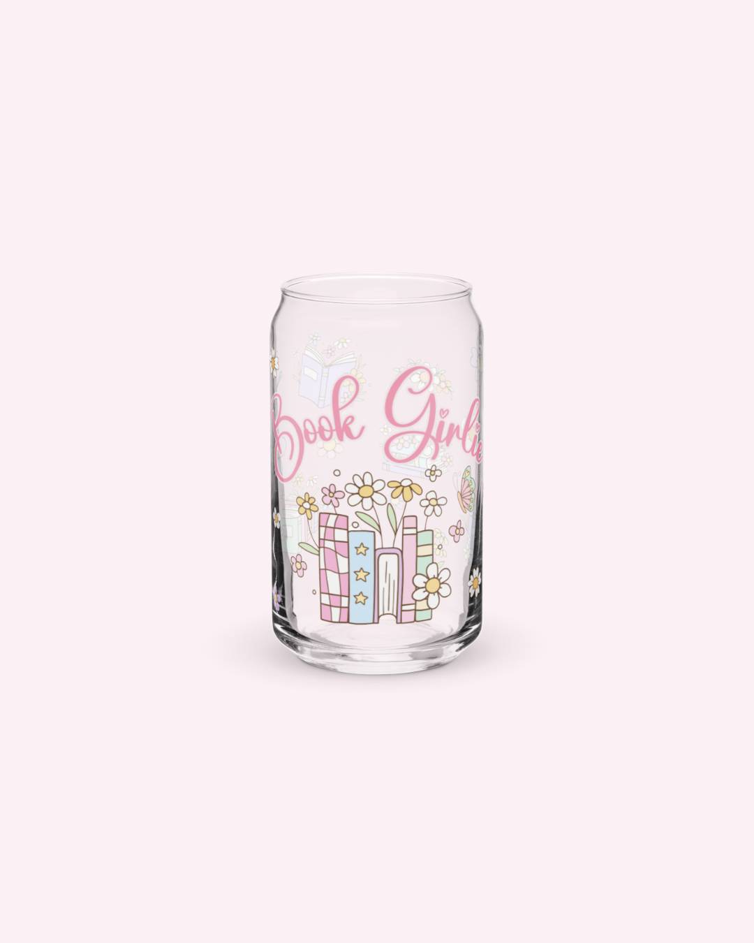 Book Girlie Glass Tumbler