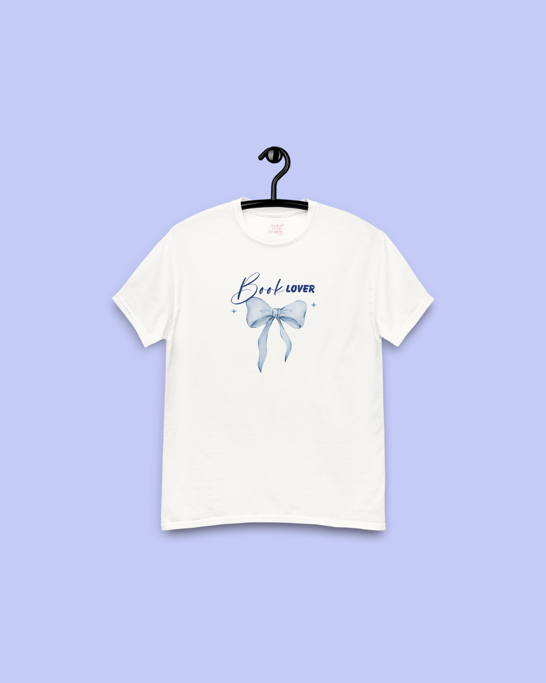 Book Lover with Bow Tee