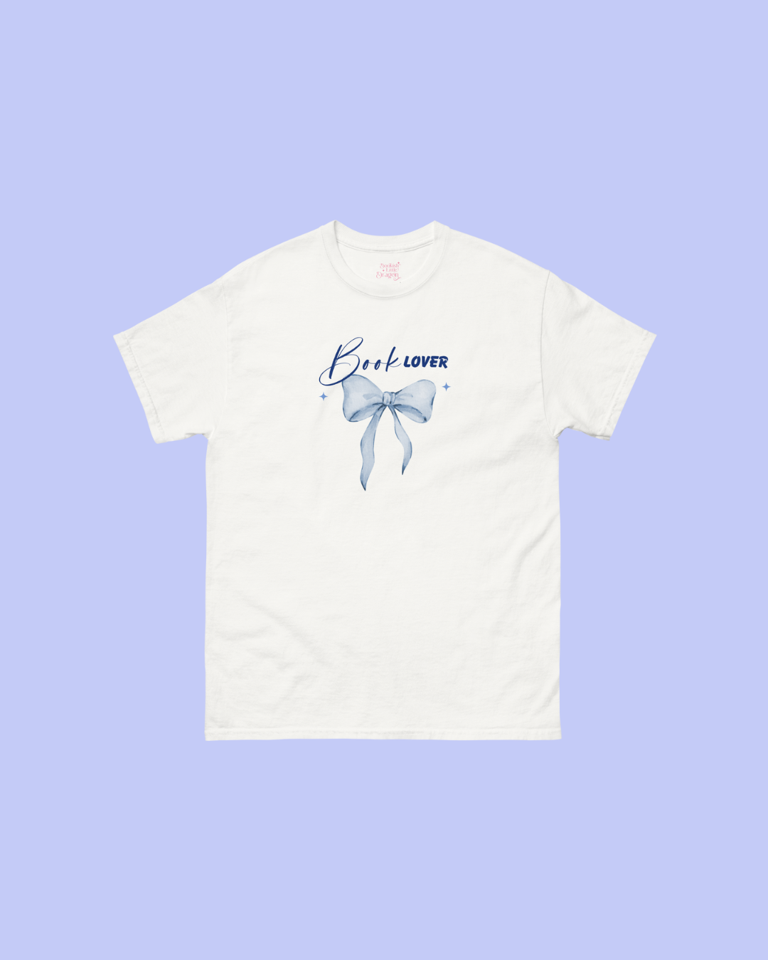 Book Lover with Bow Tee